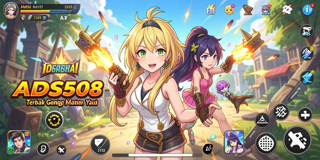 Gameplay menarik di dunia anime yang penuh warna.