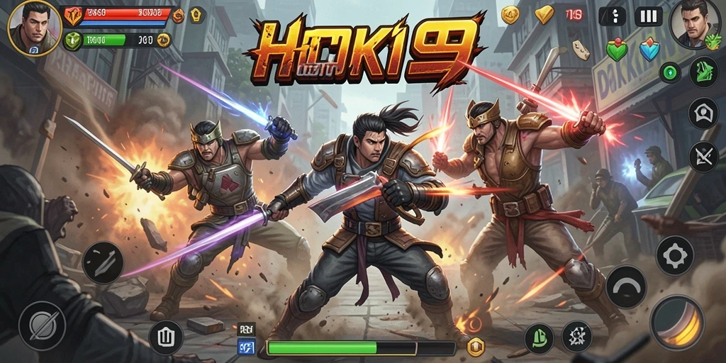Tampilan menegangkan dari gameplay HOKI99 dengan aksi yang intens.