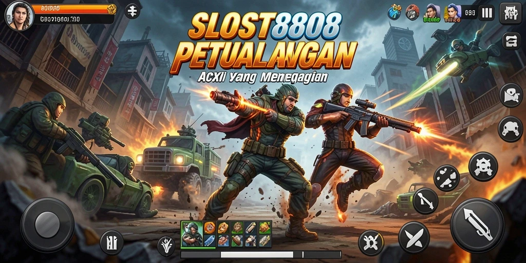 Tangkapan layar aksi mendebarkan dari SLOST8808 menunjukkan pertempuran seru.